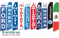 Branderas Publicitarias Marcas de Autos (Click) Image