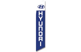 Brandera Publicitaria Marca Hyundai Image
