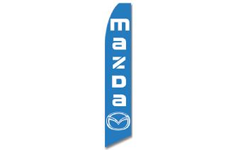 Brandera Publicitaria Marca Mazda Image