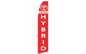 Brandera Publicitaria Marca Toyota Hybrid Image