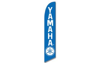Brandera Publicitaria Marca Yamaha Azul Image
