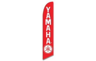 Brandera Publicitaria Marca Yamaha Roja Image