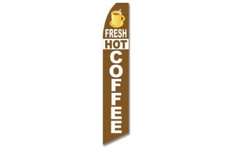 Brandera Publicitaria Fresh Hot Coffee Image