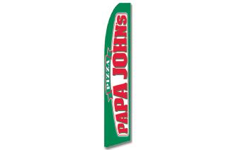 Brandera Publicitaria Papa Johns Image