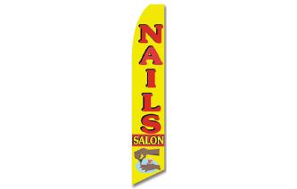 Brandera Publicitaria Nails Salon Image